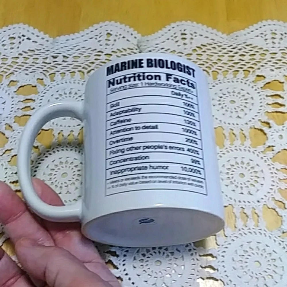 Humorous coffee cup For Marine Biologist